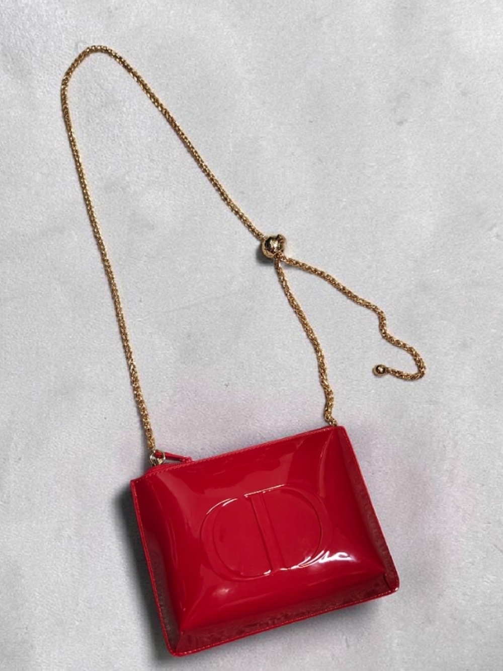 Dior Trousse Pouch/Crossbody with Adjustable Chain Strap - NEW